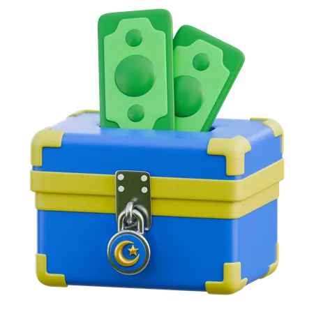 Charity Box  3D Icon