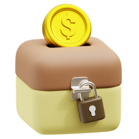 Charity Box  3D Icon