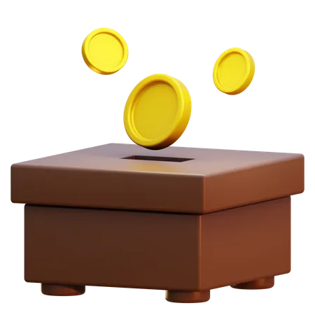 Charity box  3D Icon