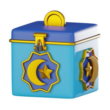 Charity Box  3D Icon