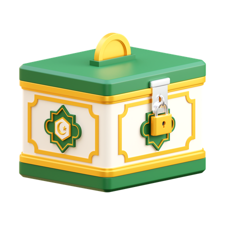 Charity Box  3D Icon