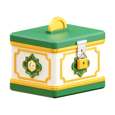 Charity Box  3D Icon