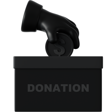 Charity box  3D Icon