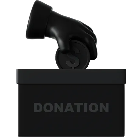 Charity box  3D Icon