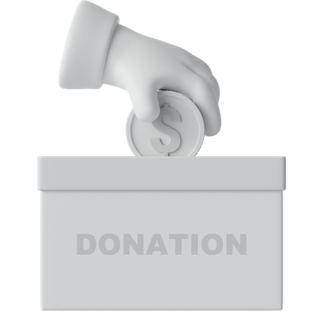 Charity box  3D Icon