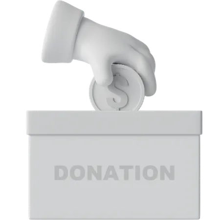 Charity box  3D Icon