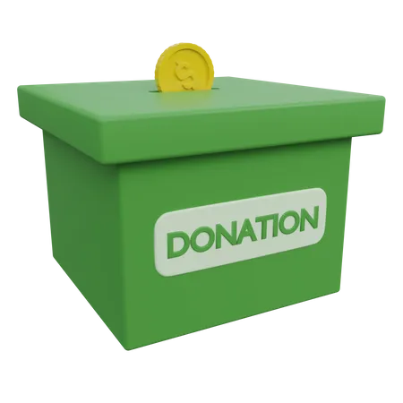 Charity Box  3D Icon