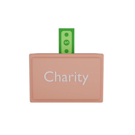 Charity Box  3D Icon