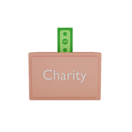 Charity Box  3D Icon