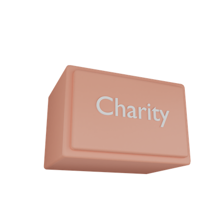 Charity Box  3D Icon