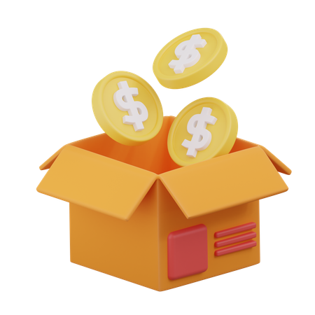 Charity Box  3D Icon