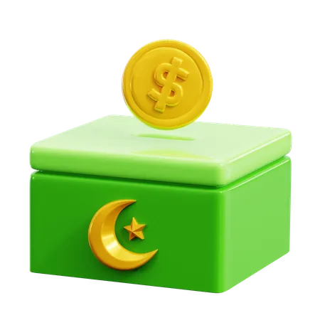 Charity Box  3D Icon