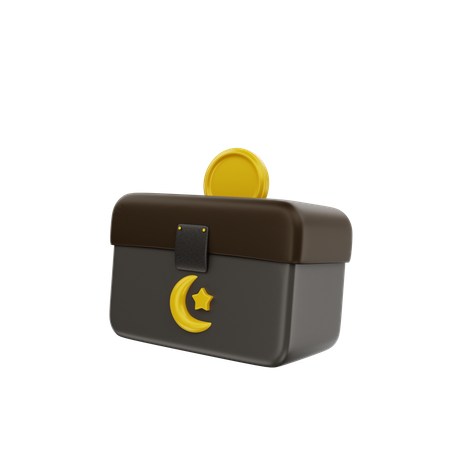 Charity Box  3D Icon