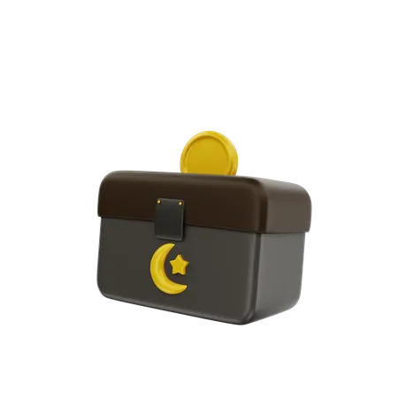 Charity Box  3D Icon