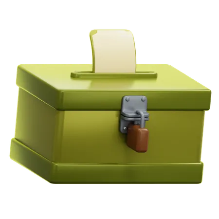 Charity Box  3D Icon