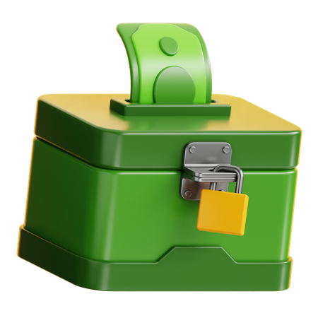 Charity Box  3D Icon