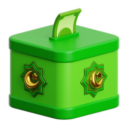 Charity Box  3D Icon