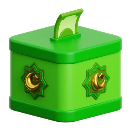 Charity Box  3D Icon