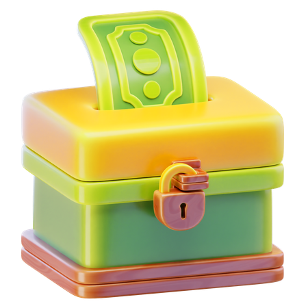 Charity Box  3D Icon