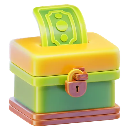 Charity Box  3D Icon