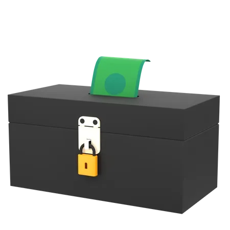 Charity Box  3D Icon