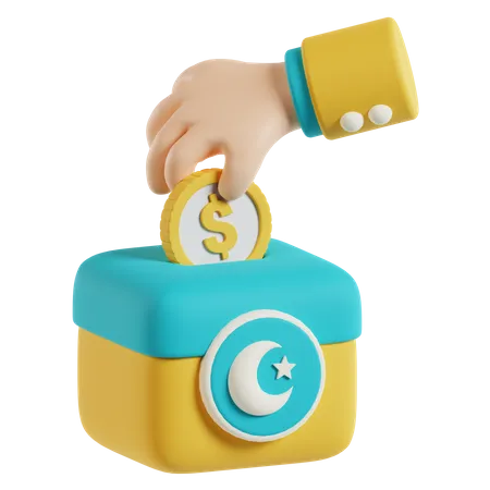 Charity Box  3D Icon