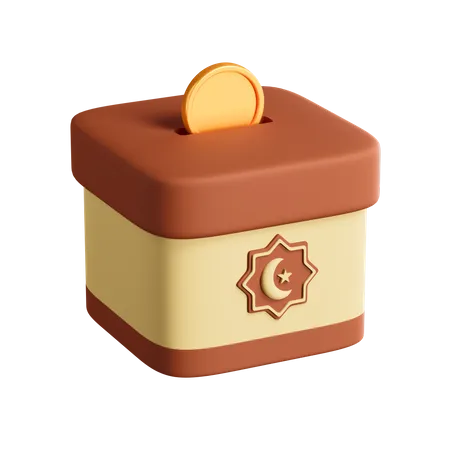 Charity Box  3D Icon