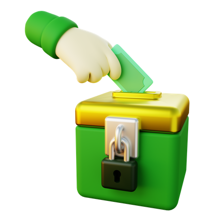 Charity Box  3D Icon