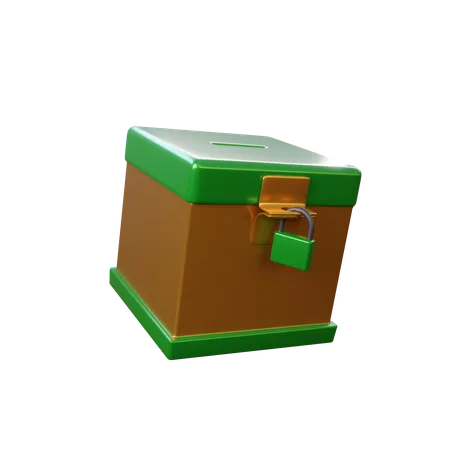 Charity box  3D Icon