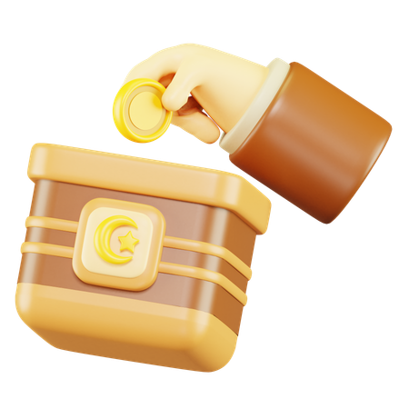 Charity box  3D Icon