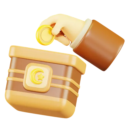 Charity box  3D Icon