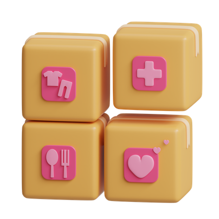 Charity box  3D Icon