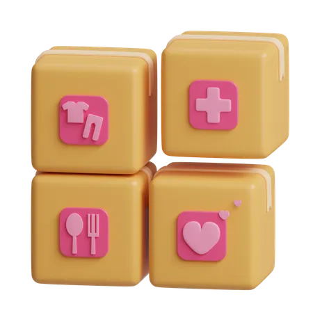 Charity box  3D Icon