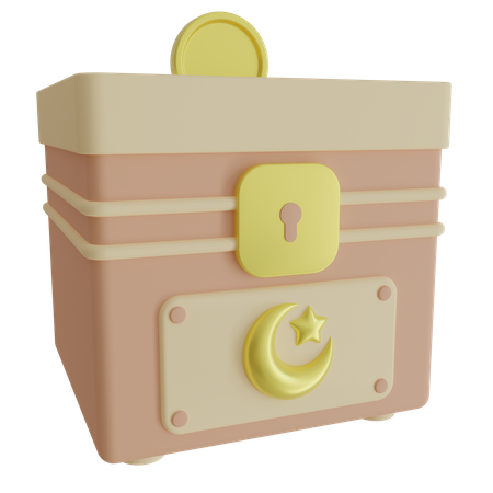 Charity Box  3D Icon