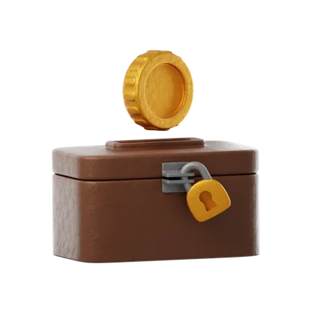 Charity Box  3D Icon