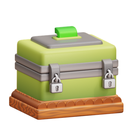 Charity Box  3D Icon