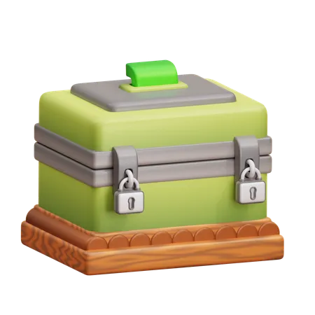 Charity Box  3D Icon