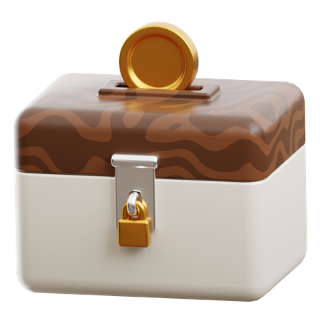 Charity Box  3D Icon