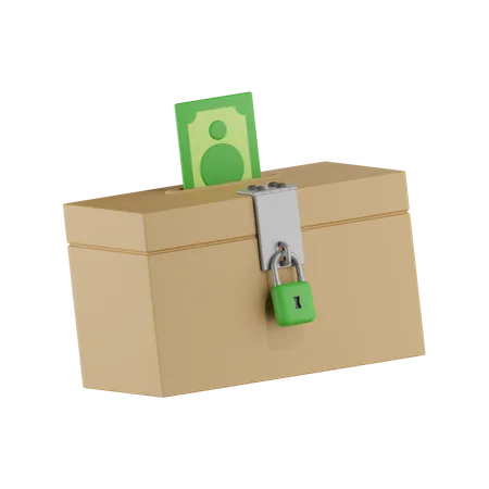 Charity Box  3D Icon