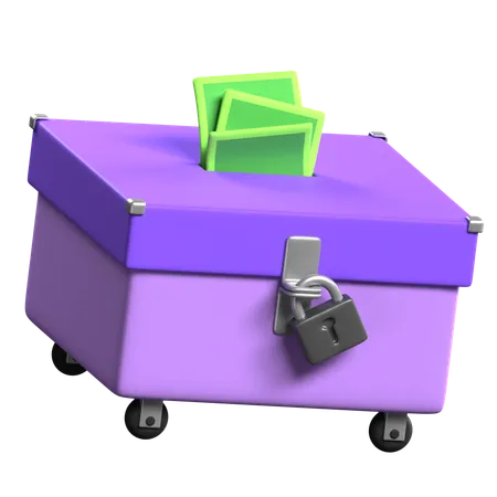 Charity Box  3D Icon