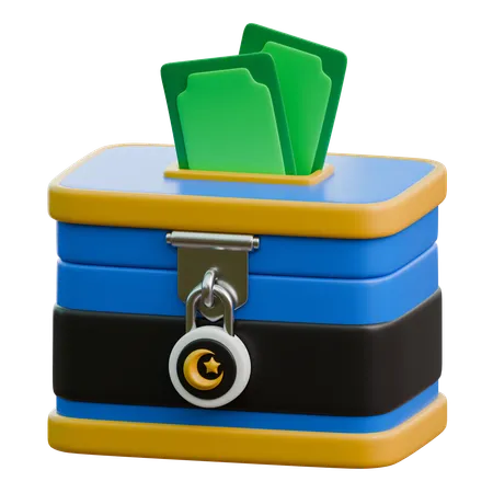 Charity Box  3D Icon