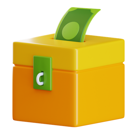 Charity Box  3D Icon