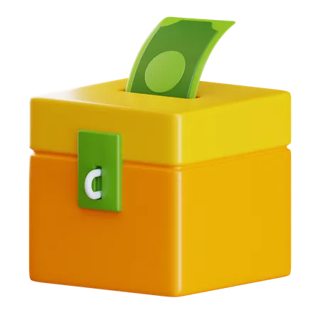 Charity Box  3D Icon