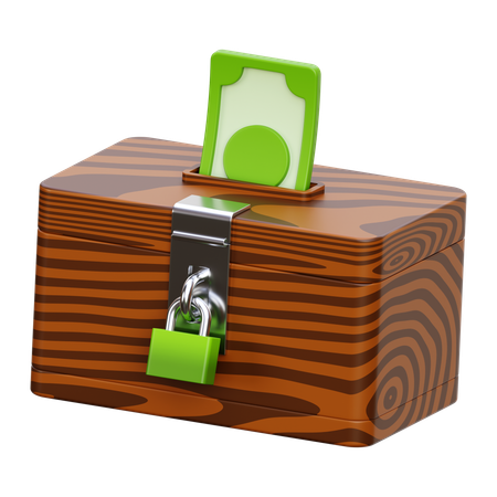 Charity Box  3D Icon