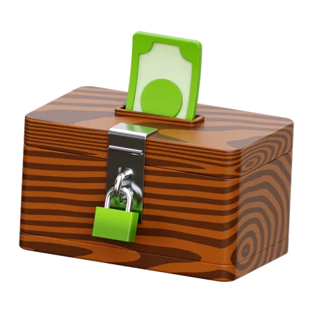 Charity Box  3D Icon