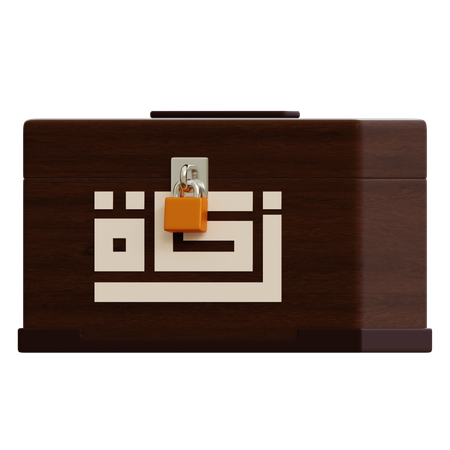 Charity Box  3D Icon