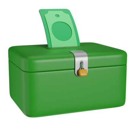 Charity Box  3D Icon