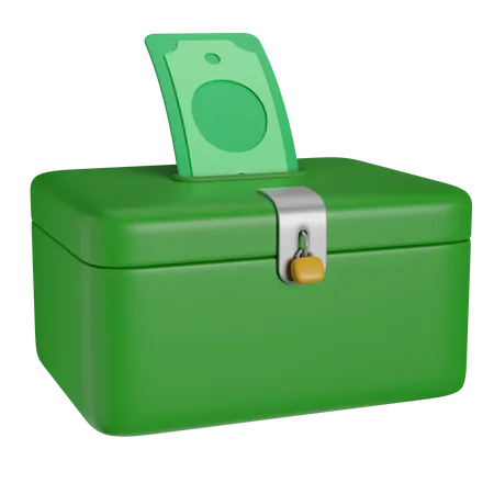 Charity Box  3D Icon