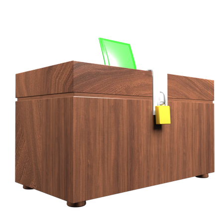 Charity Box  3D Icon