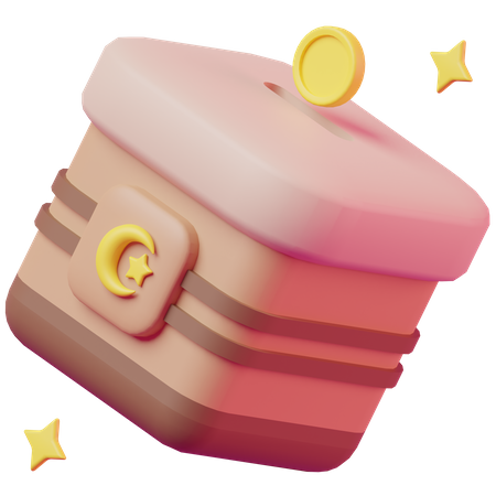 Charity Box  3D Icon